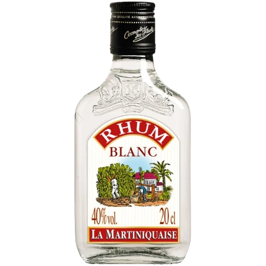 RHUM BLANC LA MARTINIQUAISE 20CL