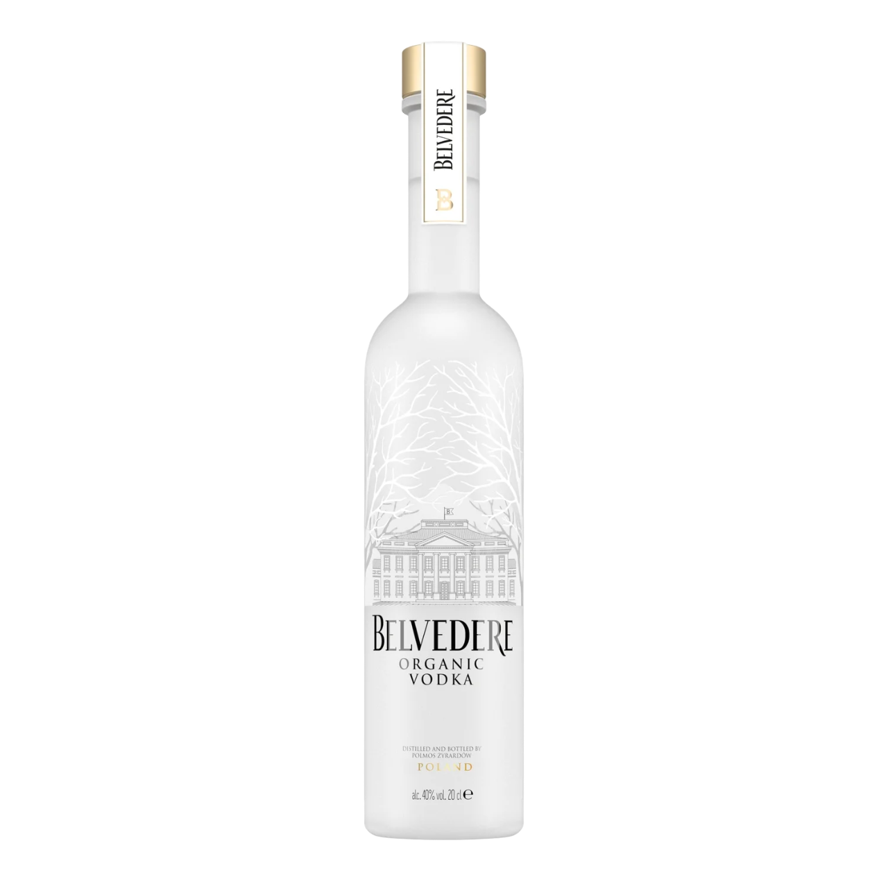 VODKA BELVEDERE ORGANIC 40% 20CL