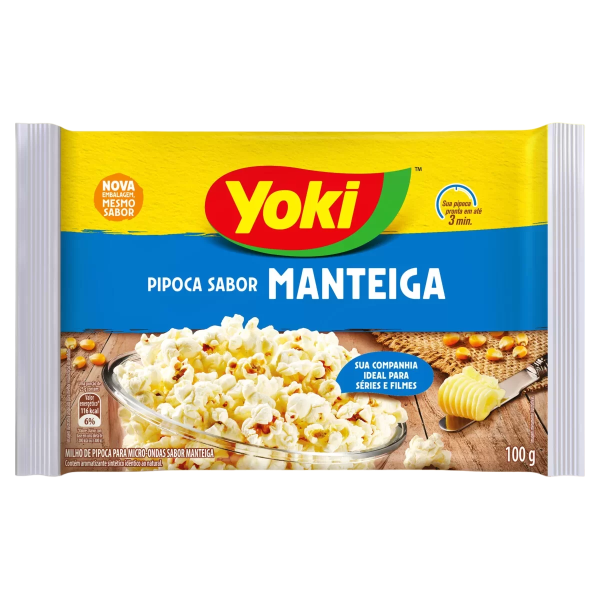 MANTEIGA YOKI PIPOCA DE MICROONDAS 100G