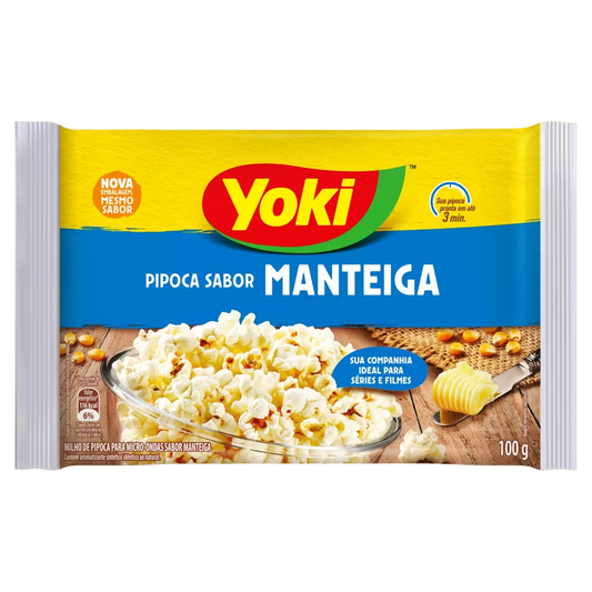 MANTEIGA YOKI PIPOCA DE MICROONDAS 100G