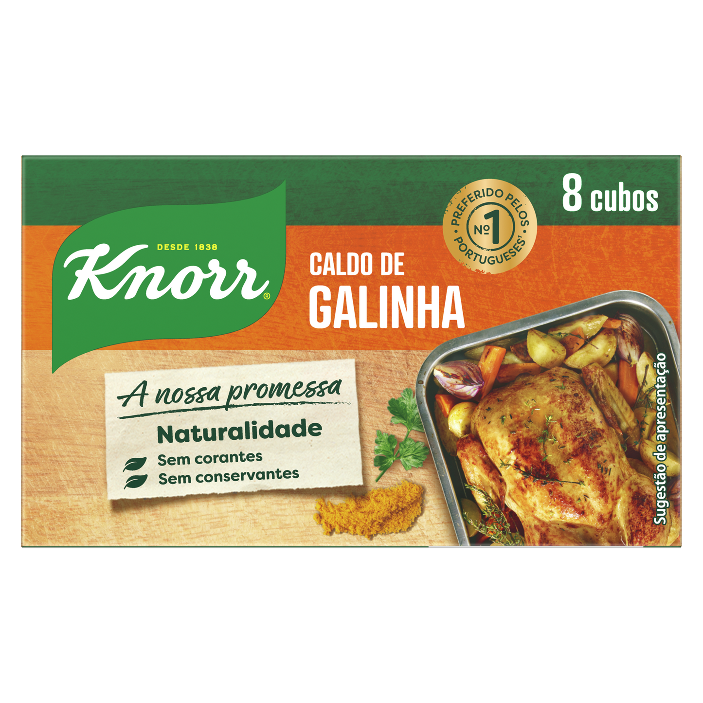 KNORR POULET 8 CUBES