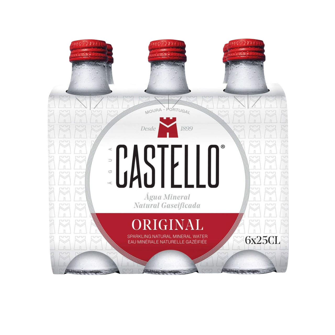 EAU GAZEUSE CASTELLO 6X25CL