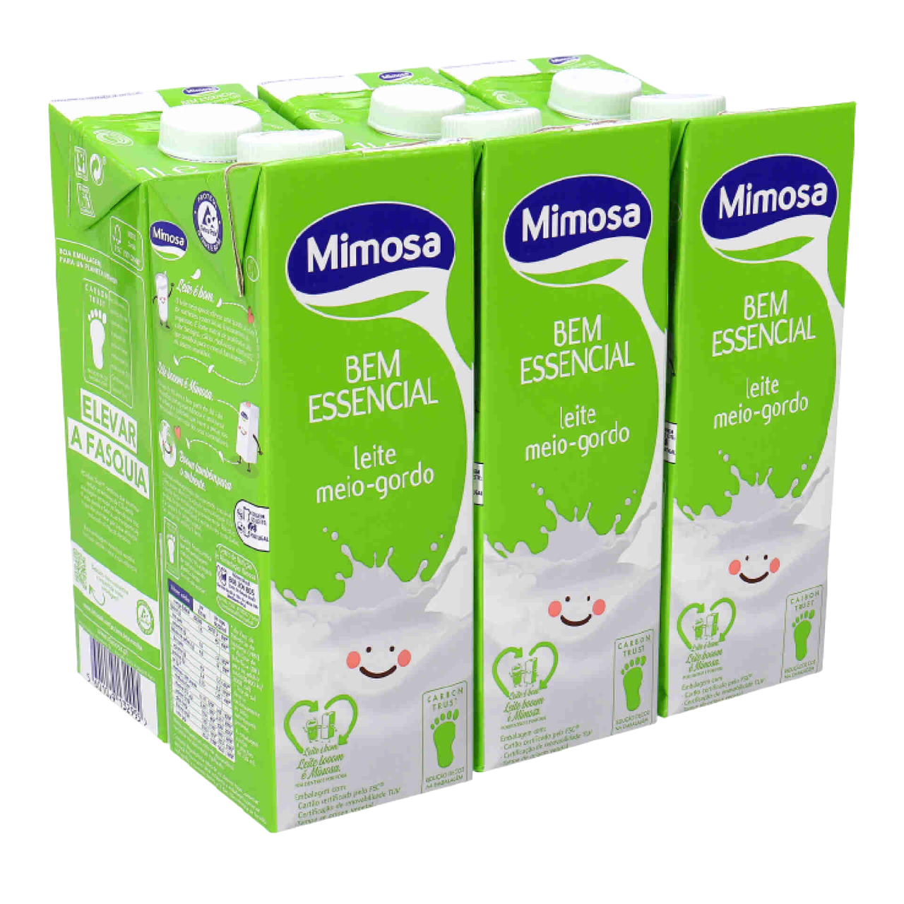 LEITE SEMI-GORDO MIMOSA 6X1LT