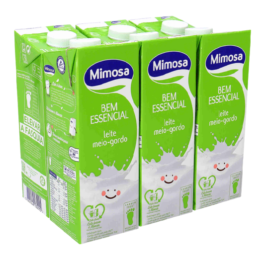 LEITE SEMI-GORDO MIMOSA 6X1LT