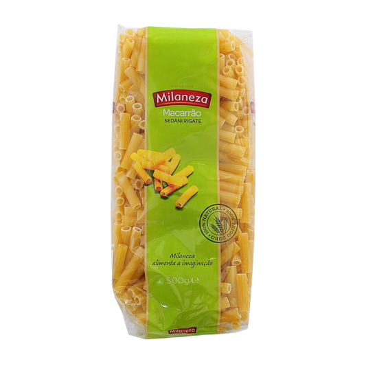 PASTA DE MACARÃO SEDANI RIGATE MILANEZA 500G