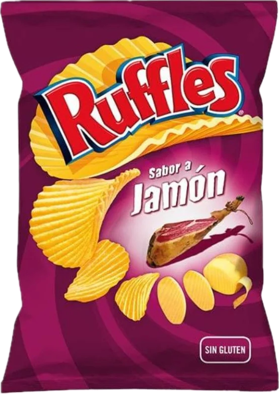 RUFFLES JAMBON 122G