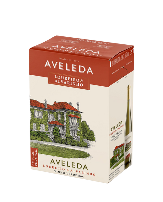 CARTON VIN AVELEDA LOUREIRO & ALVARINHO 6X75CL