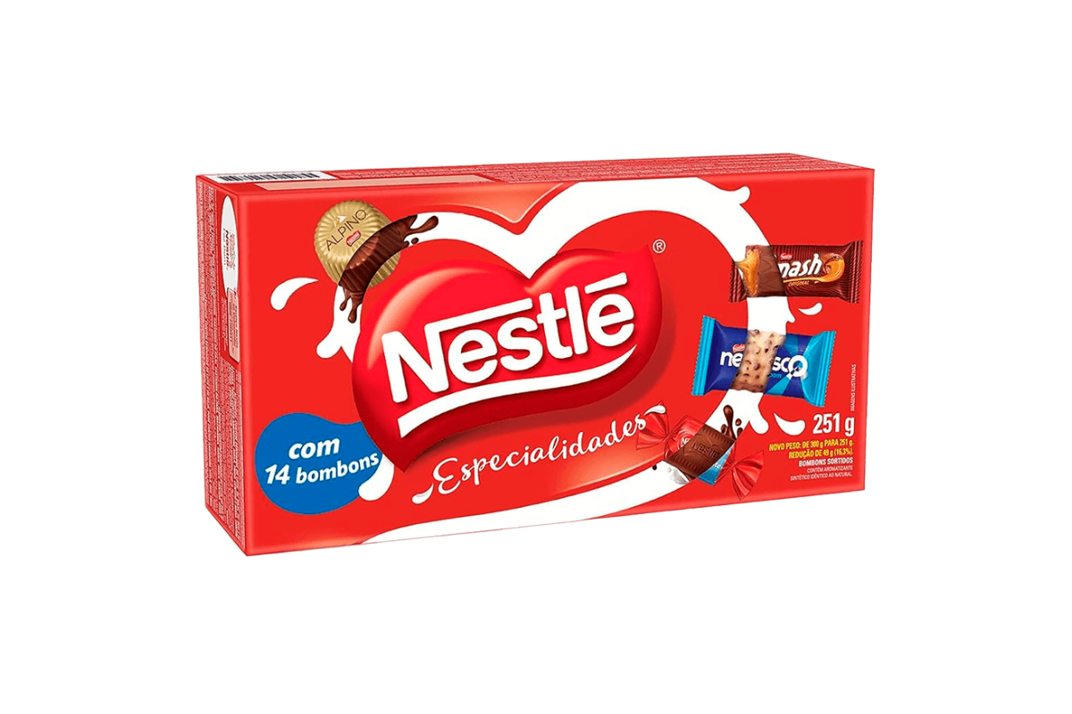 ASSORTIMENT DE CHOCOLATS NESTLE 251G