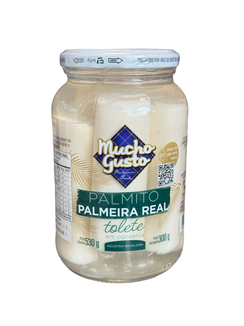 PALMITO MUCHO GUSTO TOLETE PALMEIRA REAL 300G