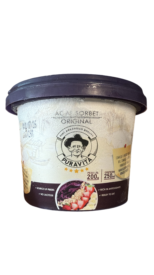 ACAI ORIGINAL SORBET PURAVITA 250ML