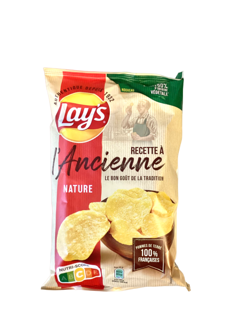 CHIPS DE BATATA LAYS A L'ANCIENNE 45G