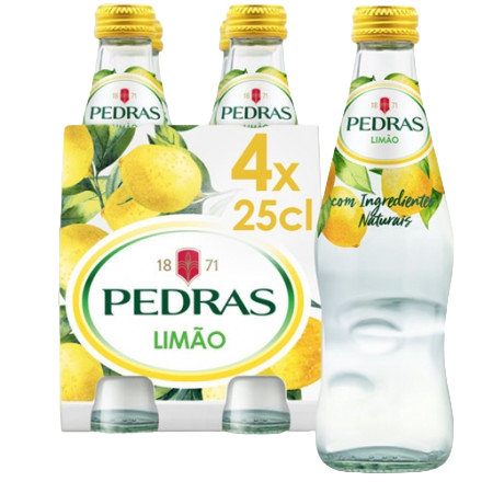 EAU AROMATISÉE PEDRAS CITRON 4X25CL