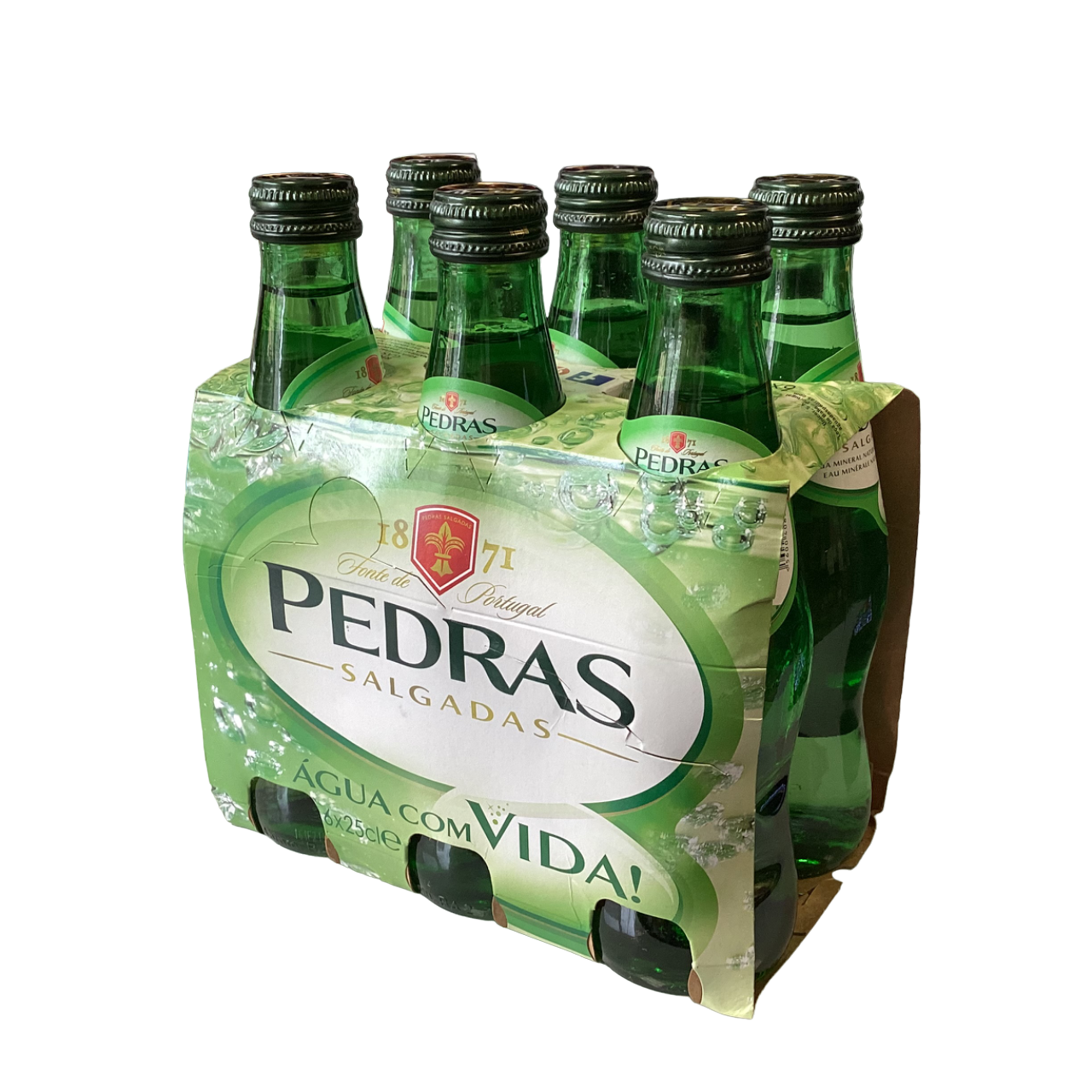 ÁGUA GASEIFICADA PEDRAS SALGADAS 6X25CL 