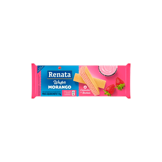 WAFER DE MORANGO RENATA 115G