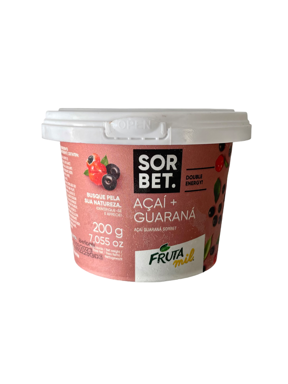 GLACE ACAI GUARANA FRUTAMIL 200G