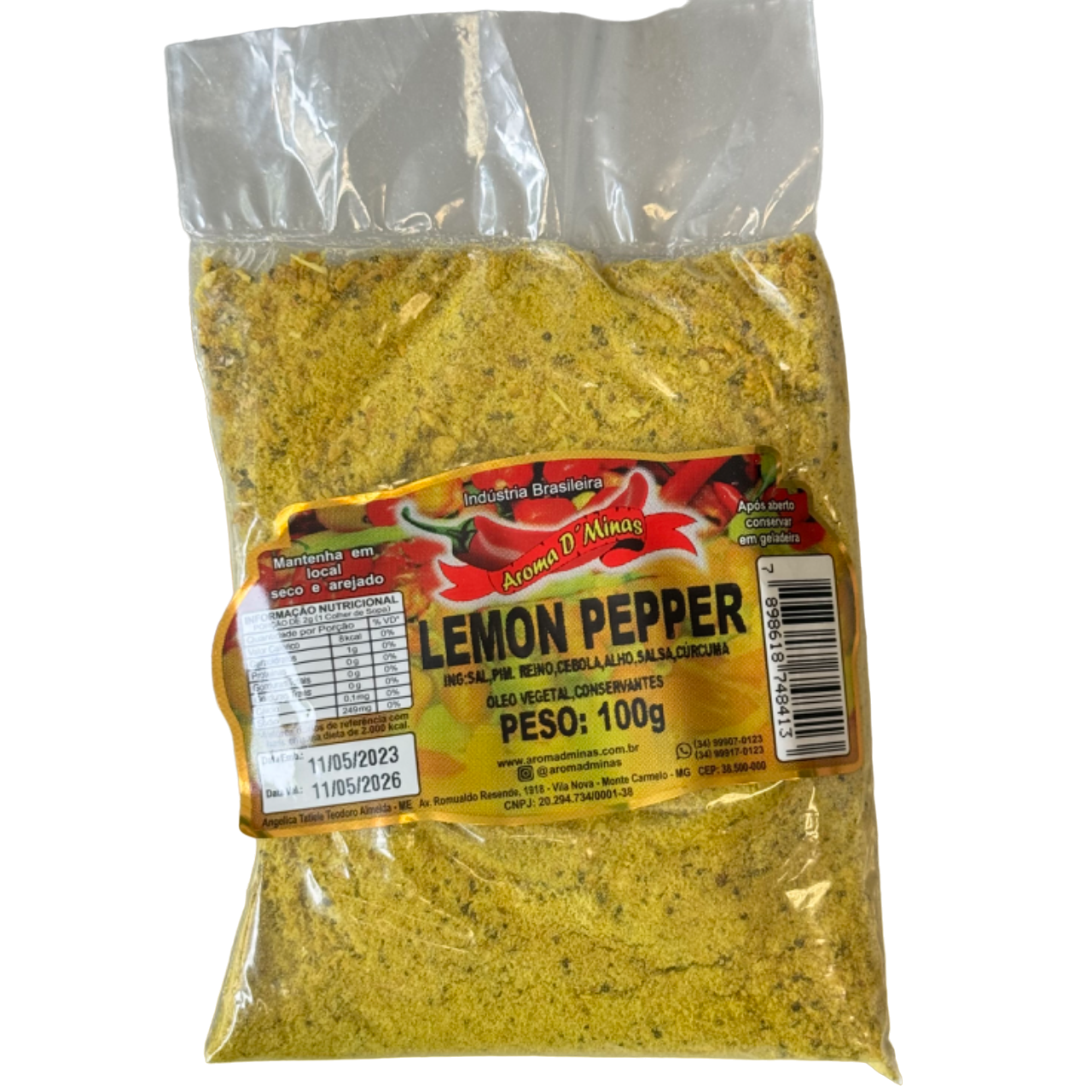 LEMON PEPPER AROMA DE MINAS 100G