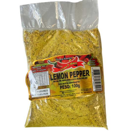 TEMPERO LEMON PEPPER AROMA DE MINAS 100G