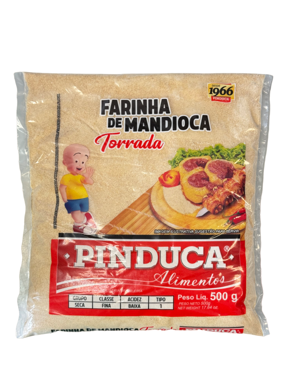 FARINHA DE MANDIOCA TORRADA PINDUCA 500G