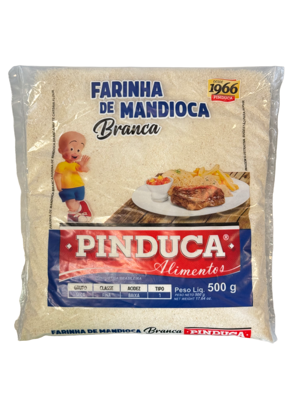 FARINE MANIOC BLANCHE PINDUCA  500G