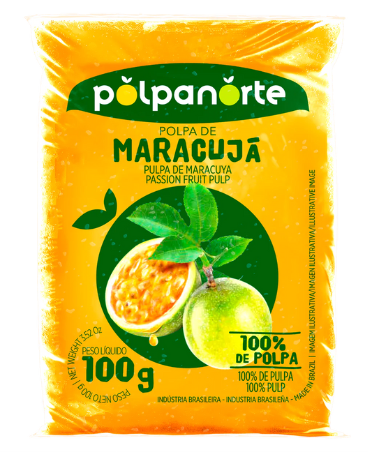 POLPA DE MARACUJÁ POLPANORTE 100G