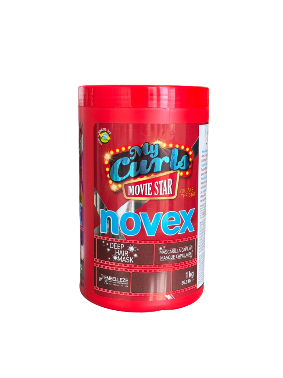 MÁSCARA CAPILAR NOVEX MEUS CACHOS MOVIE STAR 1KG