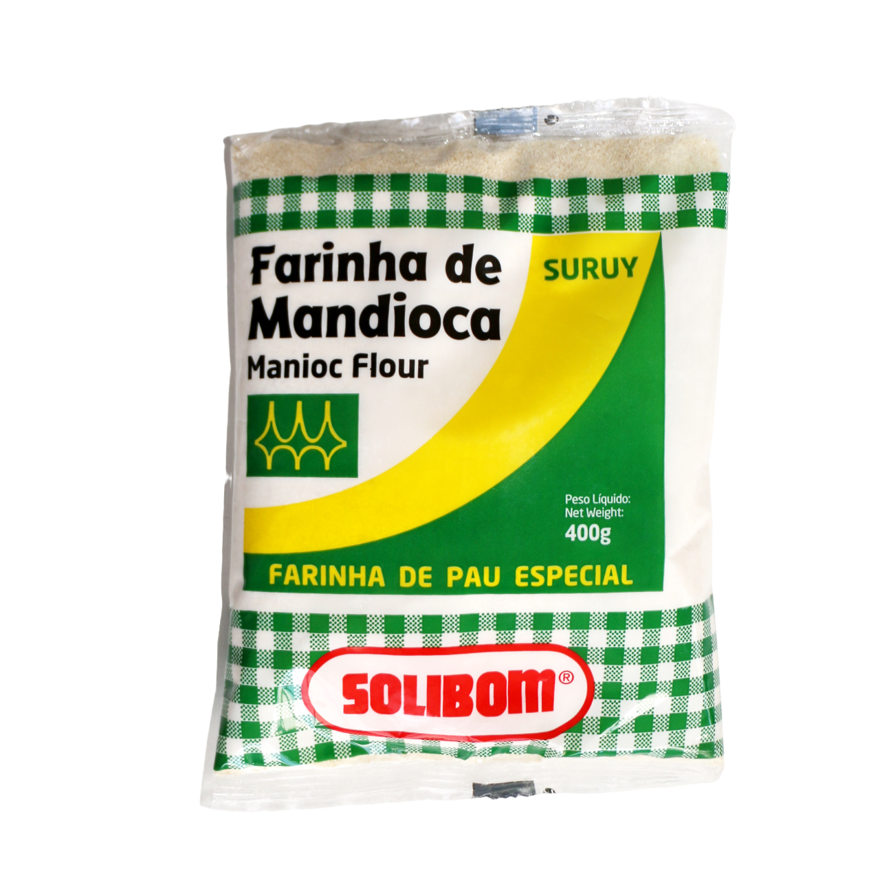 FARINHA DE MANDIOCA SOLIBOM 400G