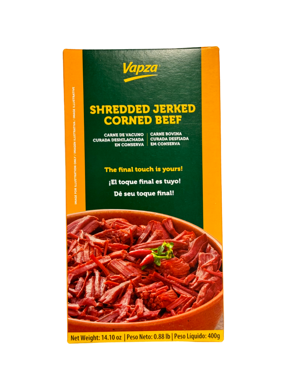 VIANDE SECHEE CUITE VAPZA 400G