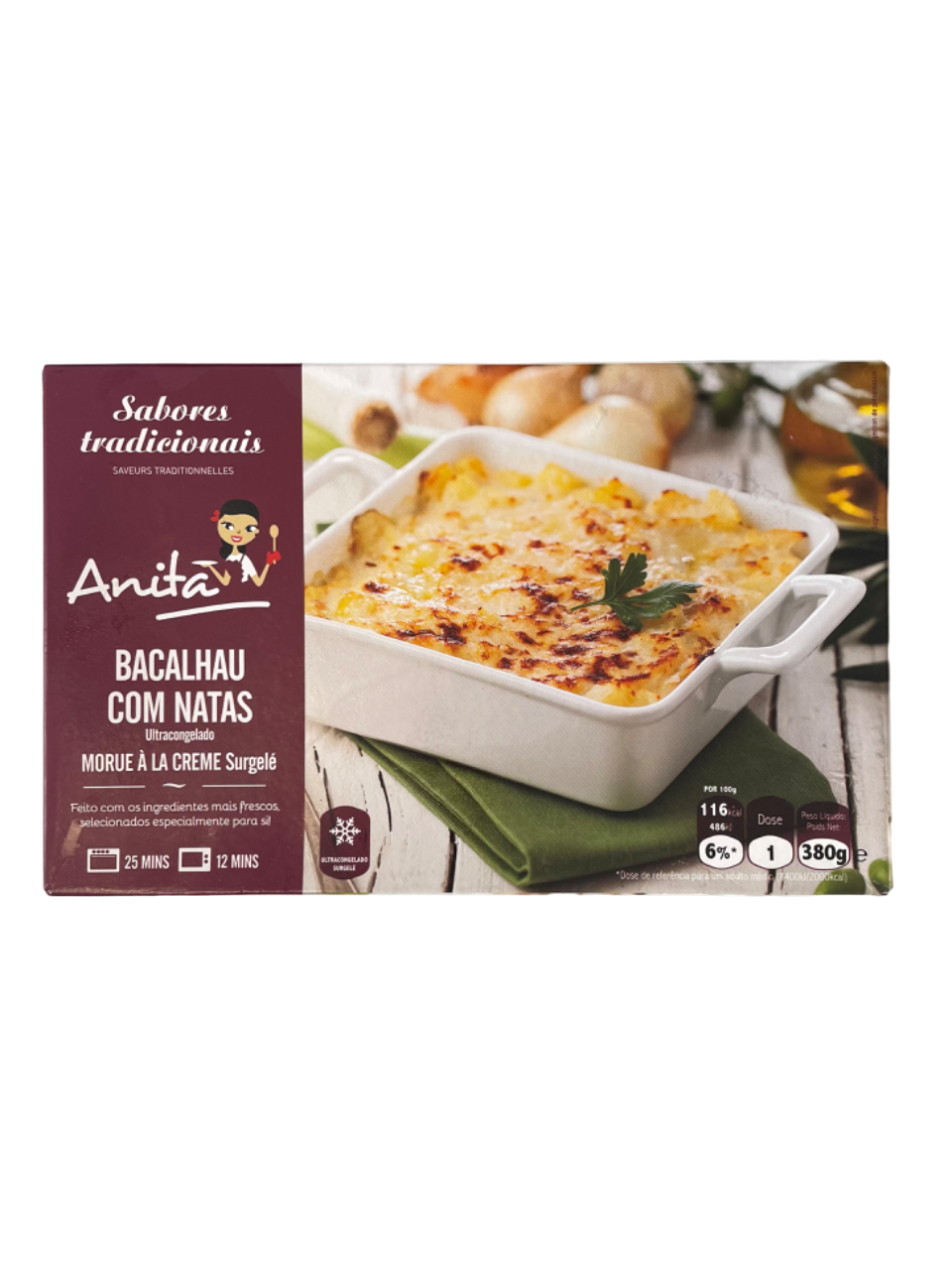 BACALHAU COM NATAS ANITA 380G