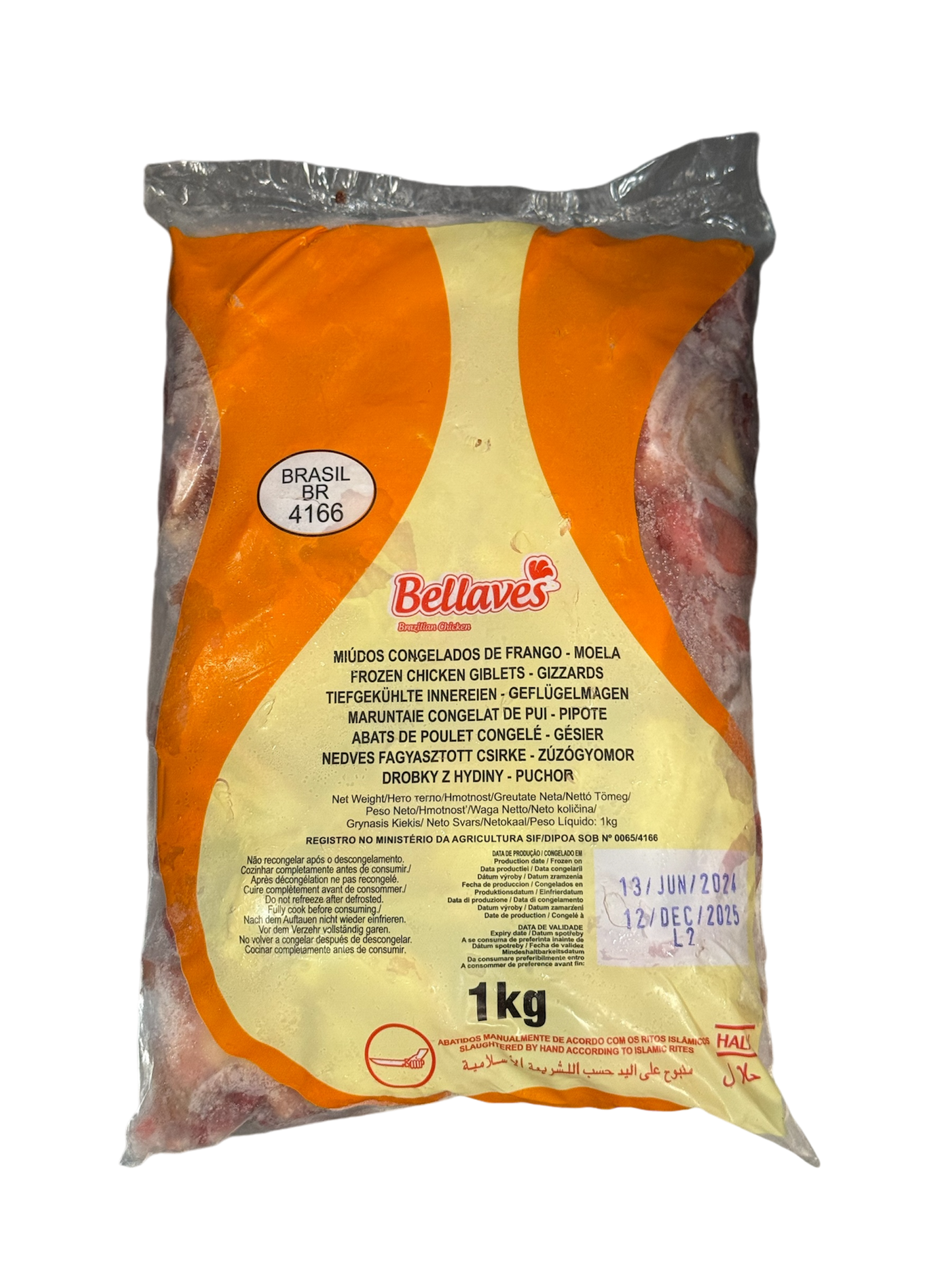 MOELAS DE FRANGO ORIGEM BRASIL 1KG