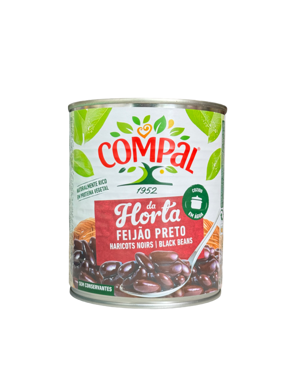 FEIJÃO PRETO COMPAL 860GR