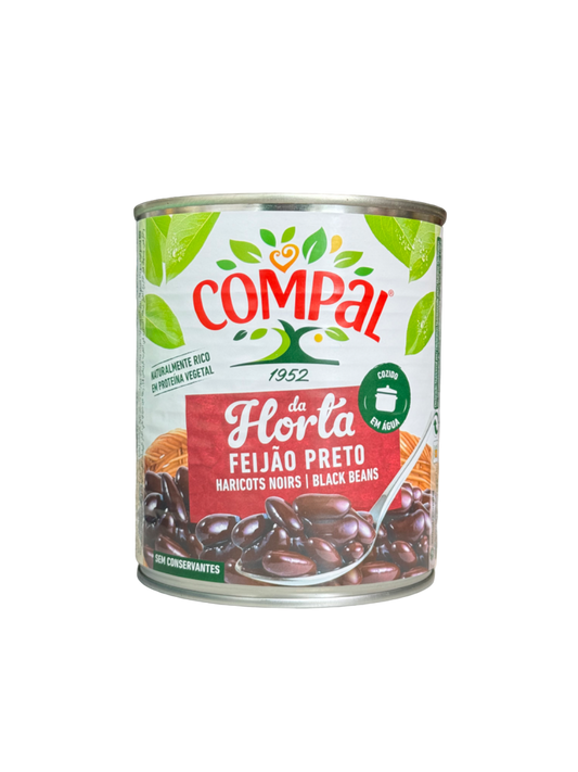 FEIJÃO PRETO COMPAL 860GR