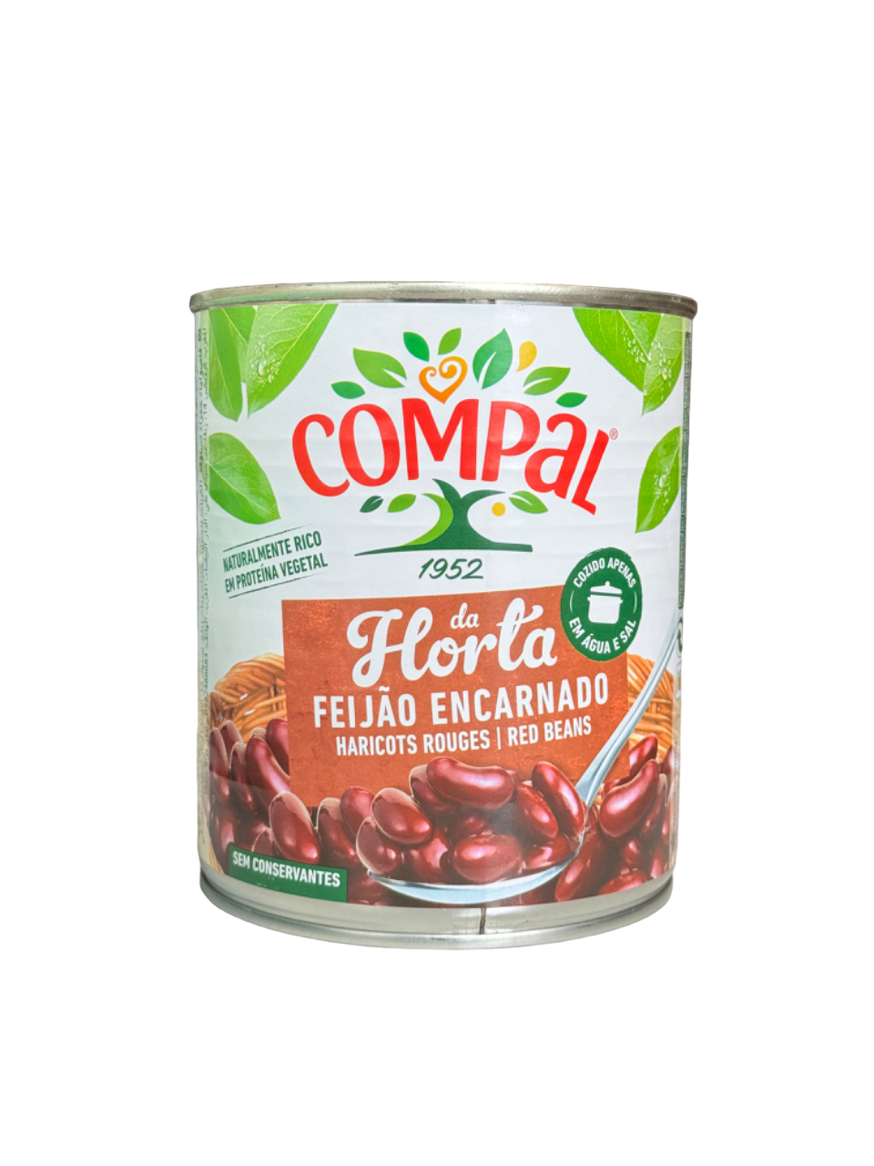 FEIJÃO ENCARNADO COMPAL 860GR