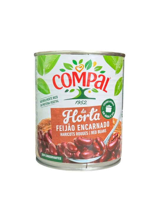 FEIJÃO ENCARNADO COMPAL 860GR