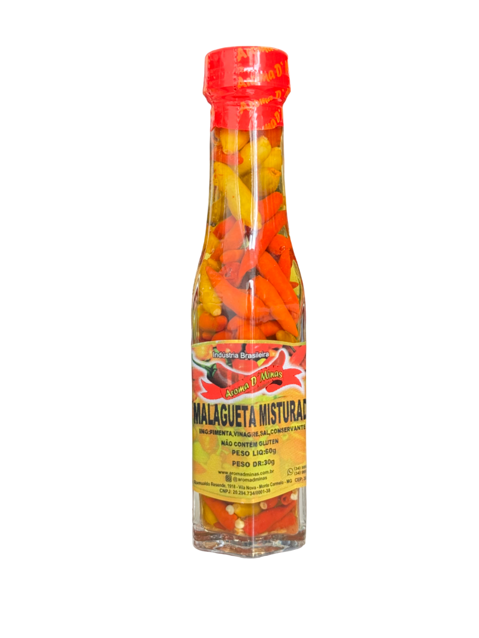 PIMENTA MALAGUETA MIX AROMA DE MINAS 60G