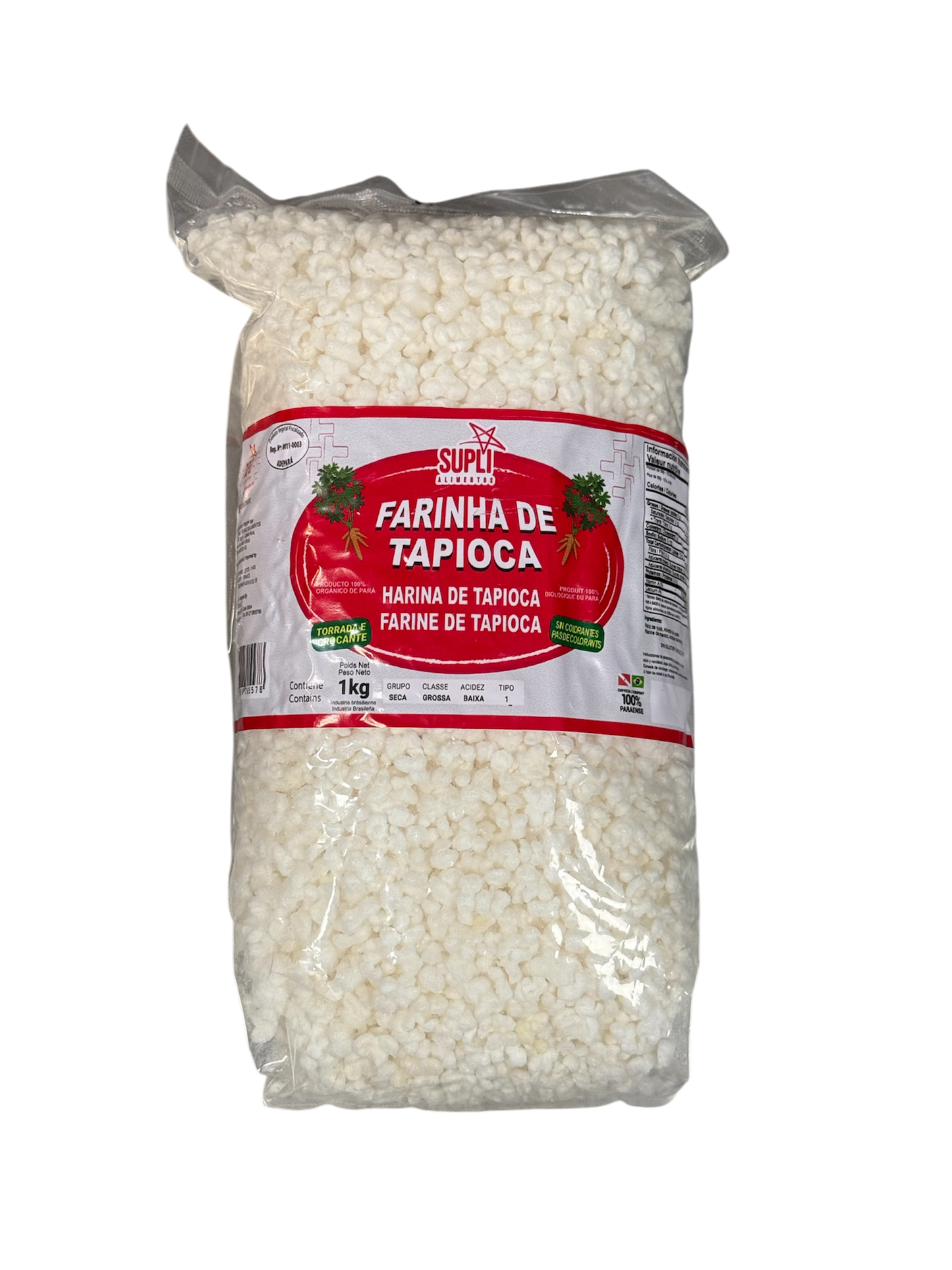 FARINHA DE TAPIOCA SUPLI 1KG