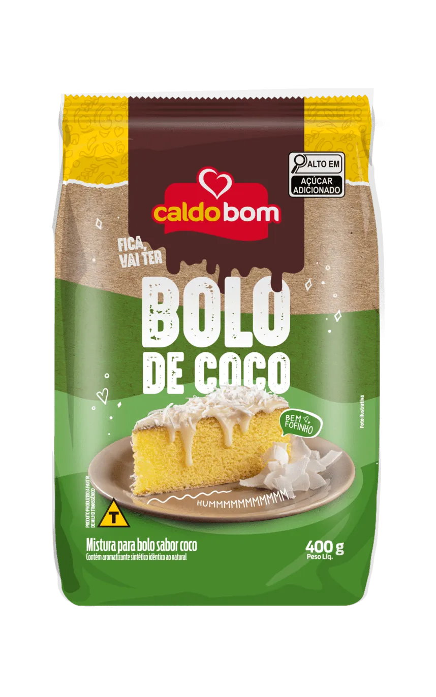 MIX GATEAU CALDO BOM COCO 400G