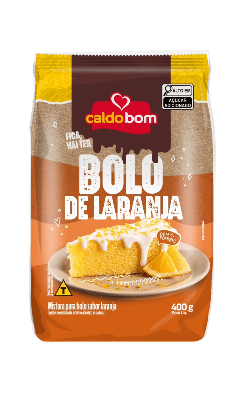 MIX GATEAU CALDO BOM ORANGE 400G