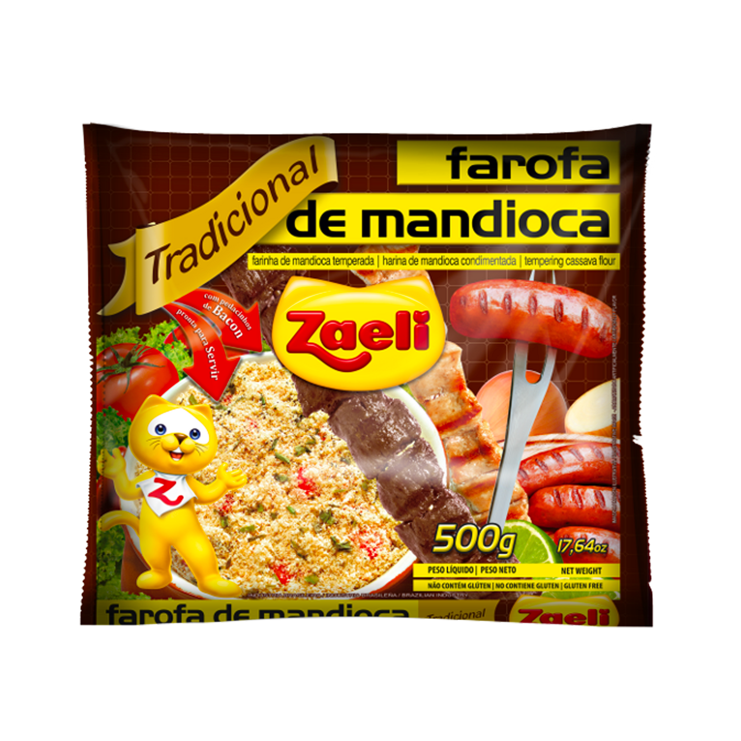 FAROFA DE MANIOC TRADITIONNELLE ZAELI 500G