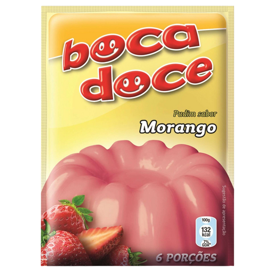 PUDIM DE MORANGO BOCA DOCE 22G