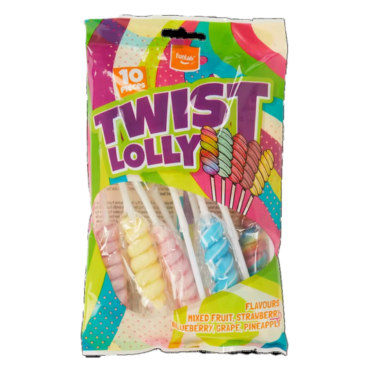 SUCETTES TWIST LOLLY 100G