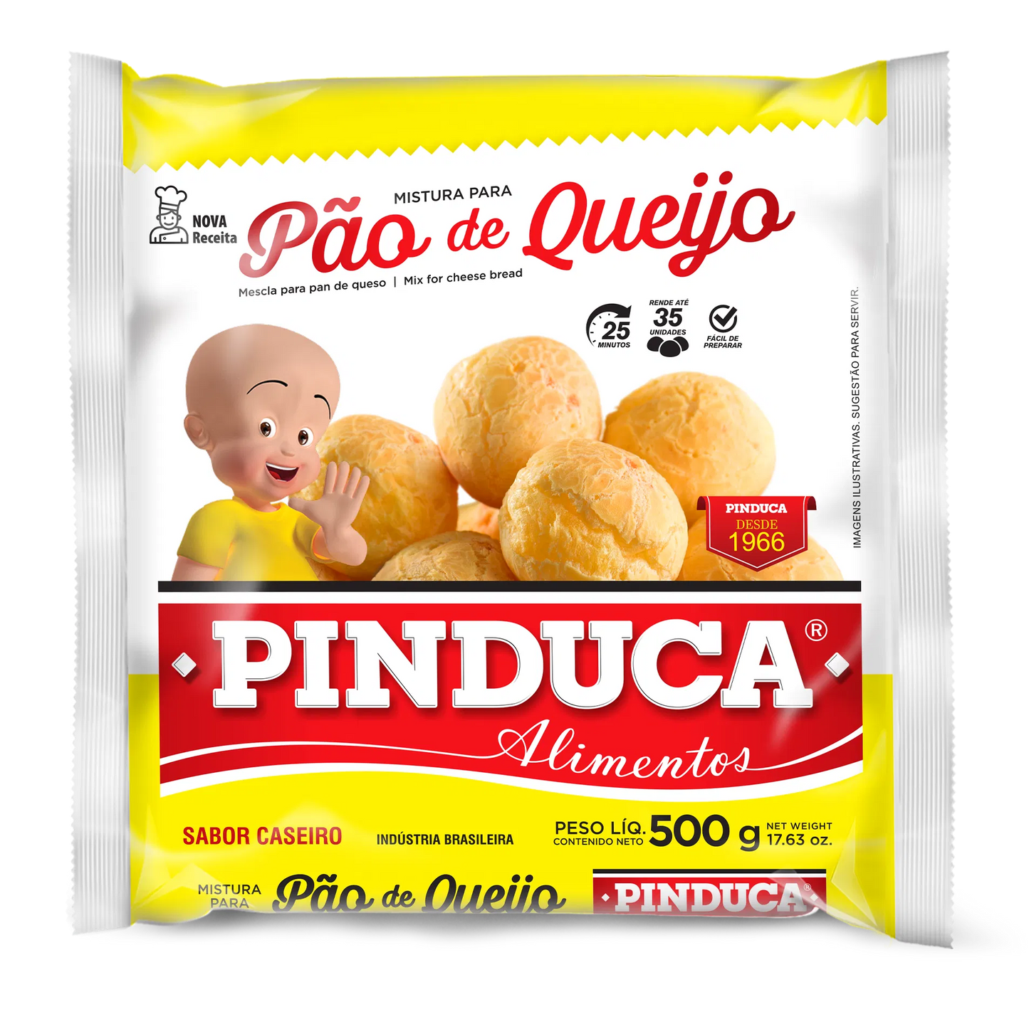 MIX PAIN AU FROMAGE PINDUCA 500G